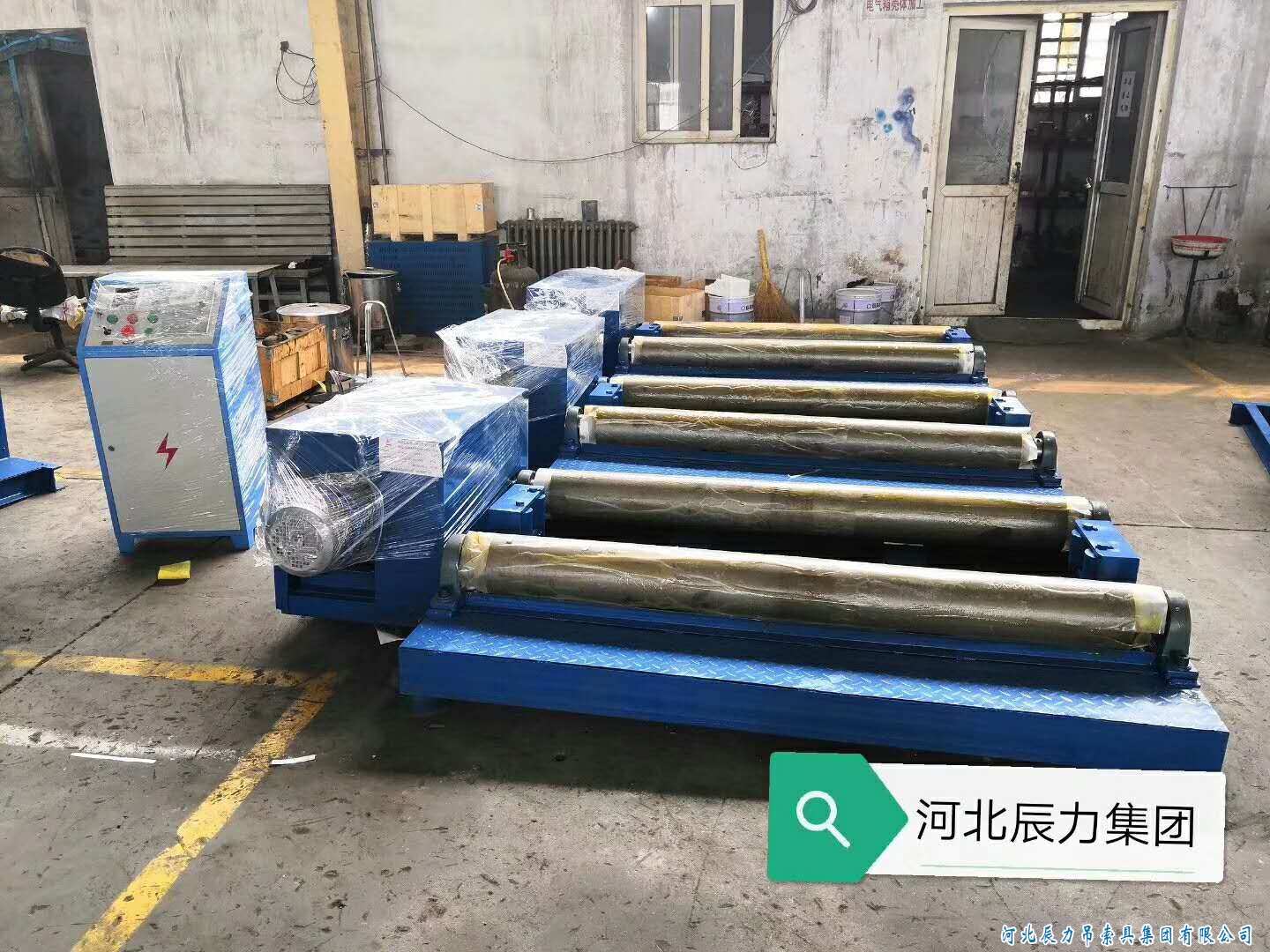 鋼絲繩纏放繩機器，鋼絲繩索具壓制機器，集體裝柜發(fā)貨